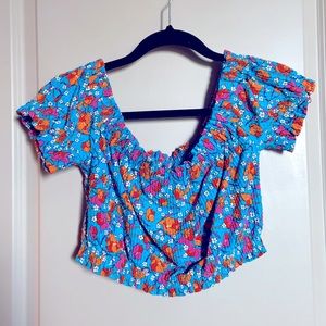 NWOT Topshop crop top